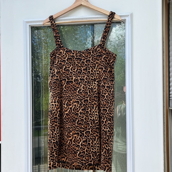 NWT Zara Animal Print Mini Dress - Picture 10 of 11